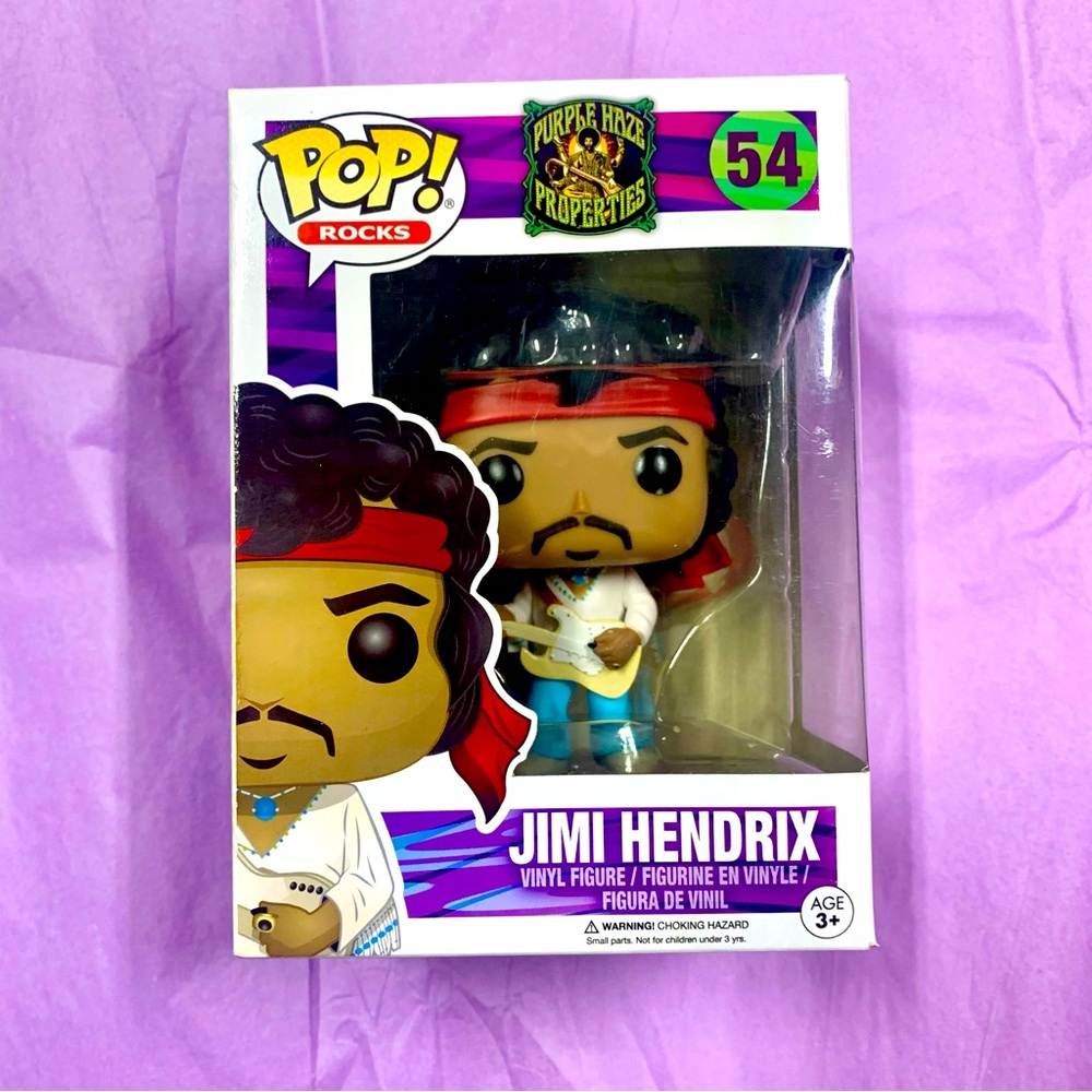 Jimi Hendrix Collectible 2017 Funko POP! Rocks Woodstock Figure #54